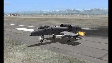 DCS: A-10C - Attack and Landing