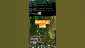 Swift Zulian Tiger Drops in Classic Hardcore