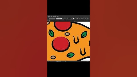 Adobe Illustrator #shorts #shortvideo #pizza  #adobe #adobeillustrator #adobeillustratortutorial