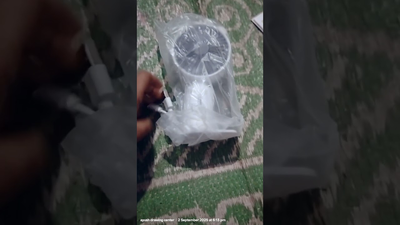 small hand held fan with type C charging port/ # model No.933-158c