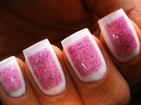 37 Beige Glitter Acrylic Nails PNG | Prom nails silver, Pink nail designs, Pink  nail art