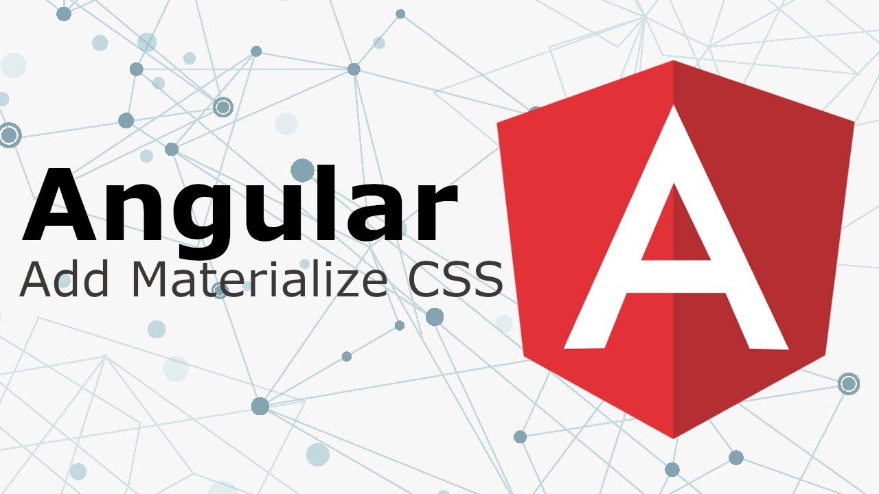 2. Premiere Application Angular - Ajout de MATERIALIZE CSS (FRENCH TUTORIAL)