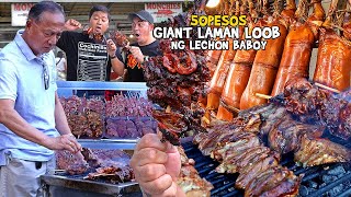 VIRAL na 50Pesos 'GIANT LAMAN LOOB LECHON BABOY' in La Loma Quezon!(HD)