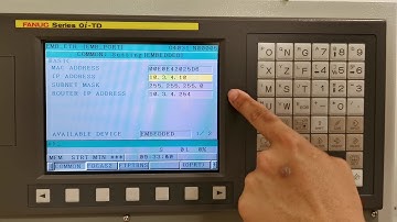 Fanuc 0i-TD Ethernet Setup for DIALink EN