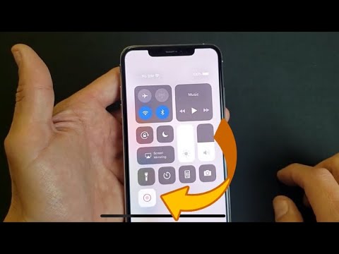 In this tutorial i show you how to enable and use the screen recording function as well microphone on built feature iphone xs max. i...