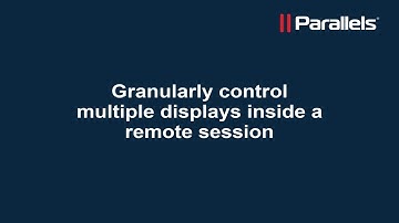 Parallels RAS: Granular multiple display control
