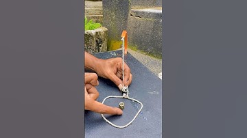 Super Powerful Trap Idea With a Saw Blade Bow and Rope Loops! #diy #ideas