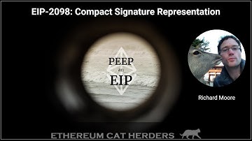 PEEPanEIP#62: EIP-2098: Compact Signature Representation with Richard Moore