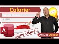 Colorier l'enregistrement cliqué sur un formulaire Access