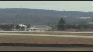 Uav Drone Unmanned Aerial Vehicle Taking Off From Airport Runway
