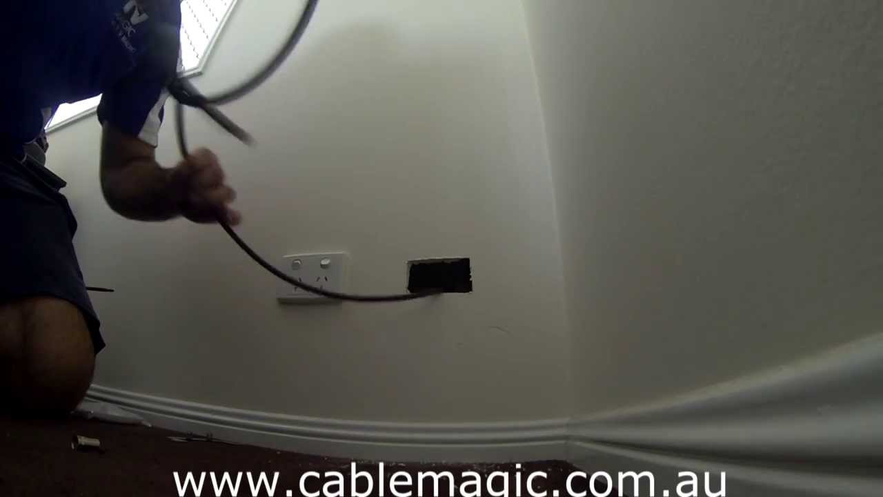 How to install a TV wallplate YouTube