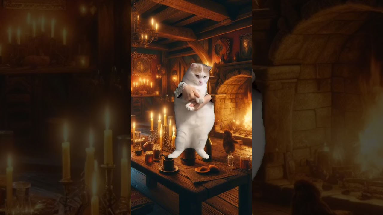 You've seen this cat dancing to EDM, but what about hobbit music? Well, there you have it!