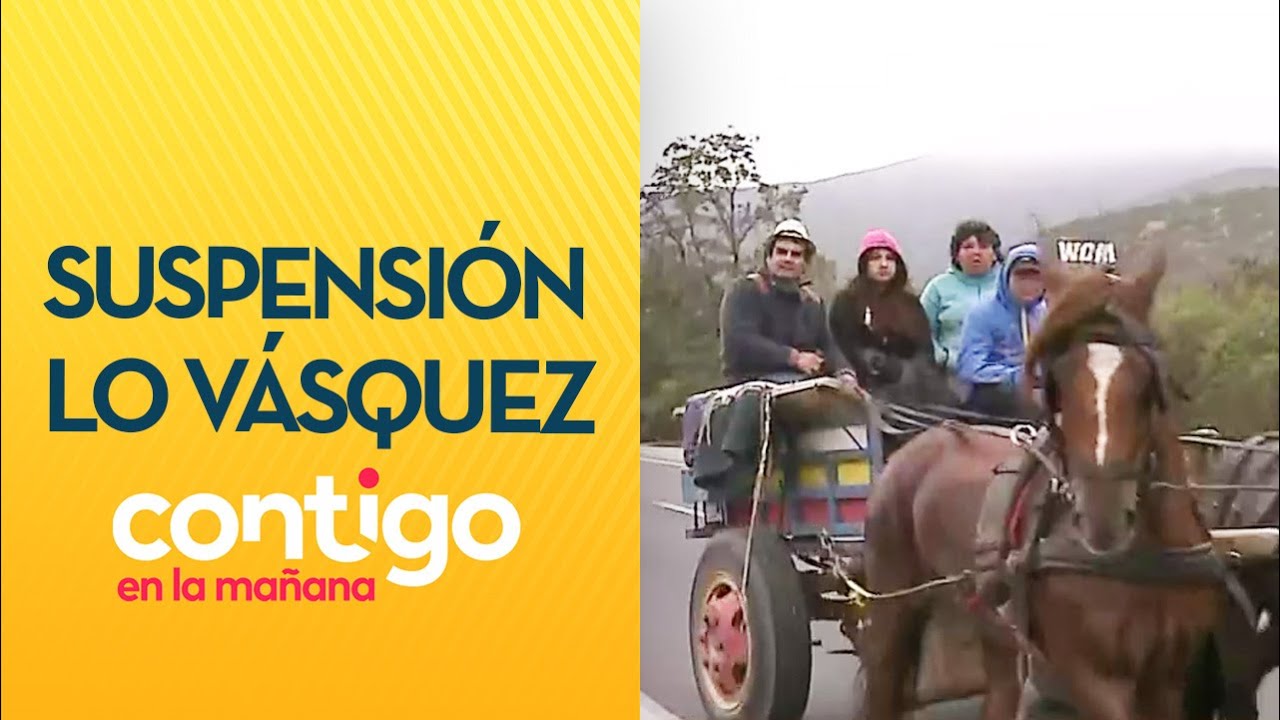 EN CARRETA Y BICICLETA: Peregrinos llegaron a Lo Vásquez pese a suspensión - Contigo en La Mañana