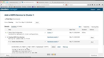 Virtual Machines - CDH5 - Setup HDFS