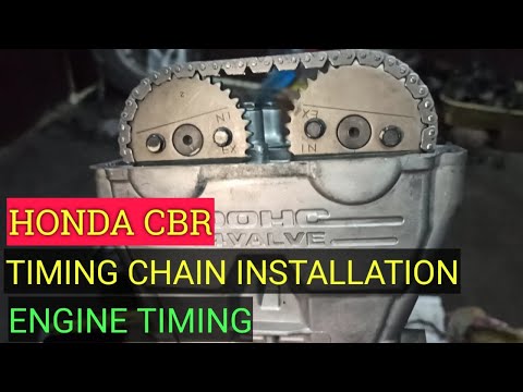 Honda cbr 150/250 timing chain installation. HONDA CBR ENGINE TIMING.