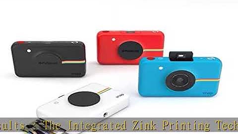 Zink Polaroid Snap Instant Digital Camera (Red) with ZINK Zero Ink Printing Technology