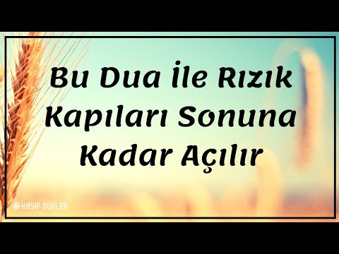 Bu Dua İle