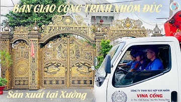 BÀN GIAO CÔNG TRÌNH NHÔM ĐÚC CUỐI NĂM CHO KHÁCH HÀNG ĐÓN NĂM MỚI 2025 #congnhomduc #nhadep