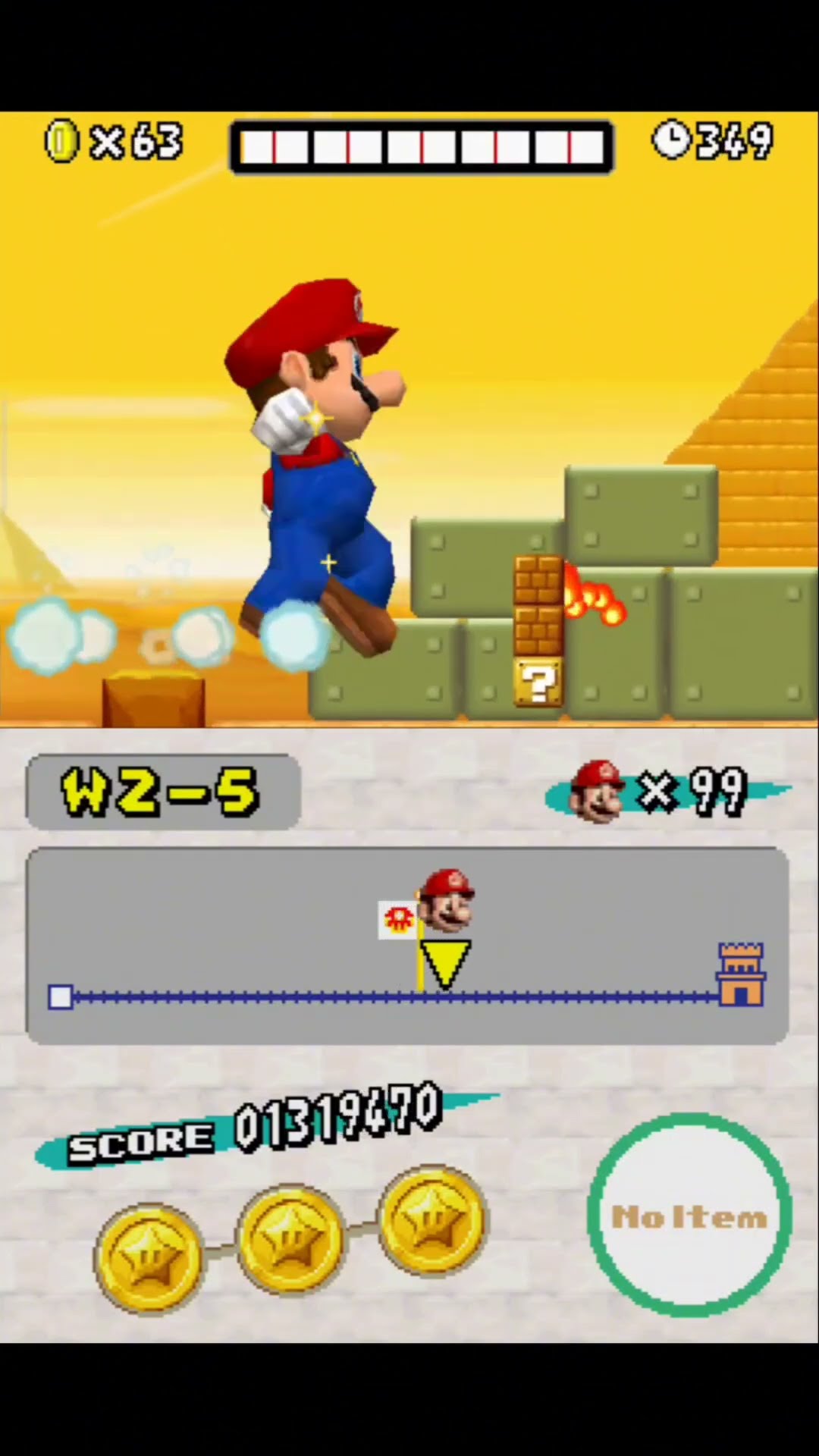 マリオ：ダブルジャイアントスピードラン Giant Mario x2 #mario