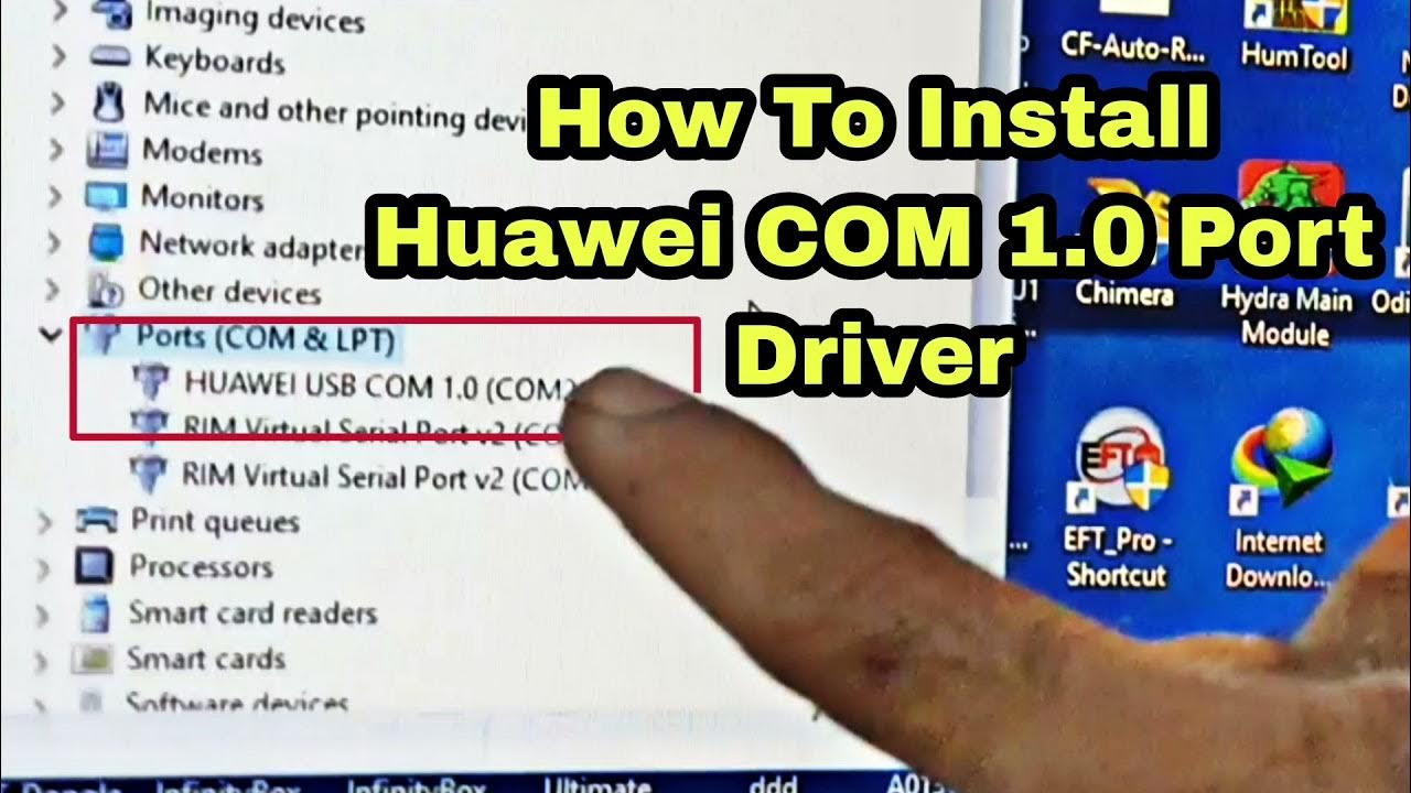 How To Install Huawei USB COM 1.0 Port I USB SER Driver FIX 2021 YouTube