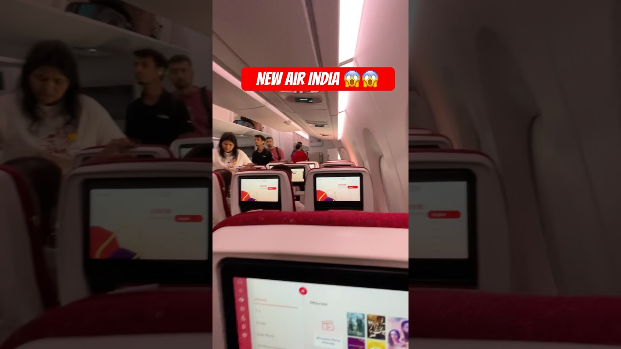 Amazing new air India flight 2025 