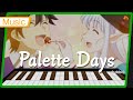 【Note block Music】 佐々木李子 「Palette Days」 (Full + video) OP 歌詞 日本へようこそエルフさん。