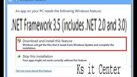How to fix. NET Framework 3.5 in 8, 8.1 and Windows 10