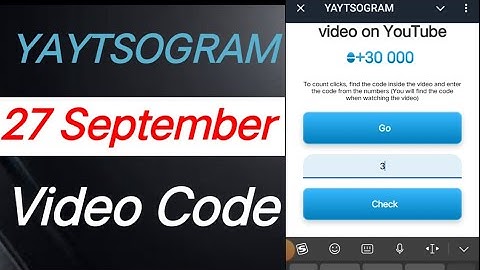 YAYTSOGRAM Daily Cipher Code 27 September | YAYTSOGRAM Daily Cipher | YAYTSOGRAM Code #yaytsogram