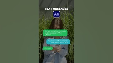 Create Animated Text Message Pop-Ups in After Effects #tutorial
