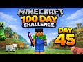 Minecraft 100 day challenge💥 Day = 45
