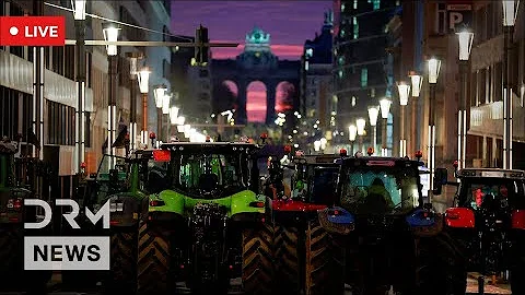 LIVE: Hundreds of European Farmers Protest in Brussels Against EU Agricultural Policy | AC1G