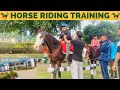      horse riding training at school  first time experience as a trainer