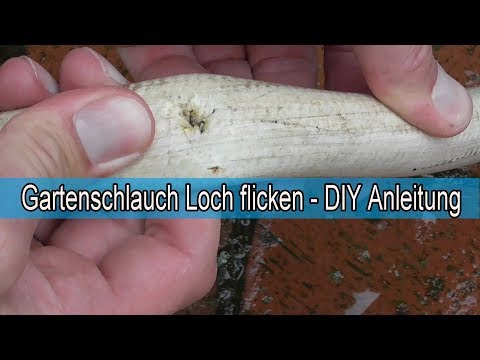 Loch im Gartenschlauch  flicken – Anleitung / DIY / Gartenschlauch reparieren / Garten Tipps Tricks