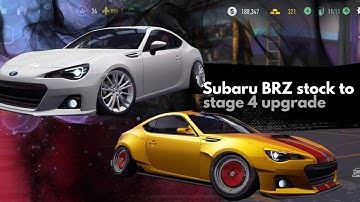 NFS NO LIMITS 2025 SUBARU BRZ STAGE 4 CUSTOMIZATION AND RACE (ANDROID AND IOS)