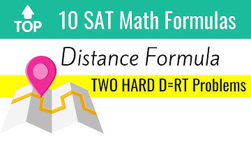 SAT MATH Distance 📍〰️📍 [Simple Problem]