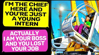 New Hire thinks he is the Owner of Worksite.  I'm your boss And You're Fired r/IDontWorkHereLady