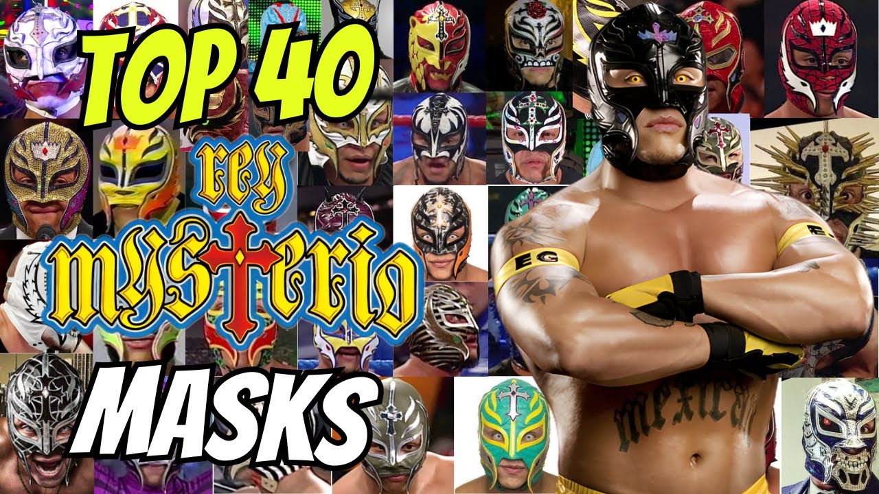 Ranking MY TOP 40 REY MYSTERIO MASKS!!
