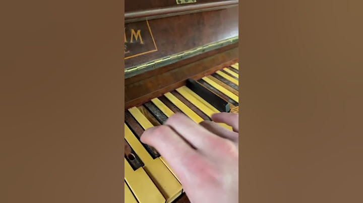 Rush E on the Most Beat-Up Old Piano Ever