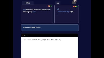 CSS word-spacing property a visual animated tutorial 🚀
