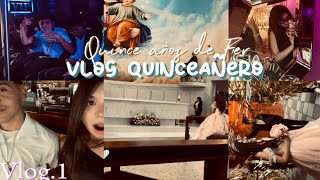 Vlog quinceañero✨ xv de Fer💗 VLOG.1 |Ali C. Arvv