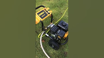 Dewalt DXPW3300-S 3300 PSI Gas Pressure Washe Cold start￼ #dewalt #pressurewashing #power #services