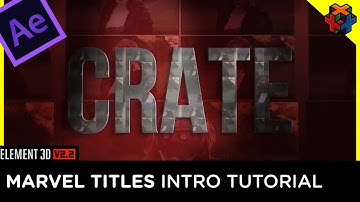 💬 Create the Marvel Studios Intro in After Effects and Element3D