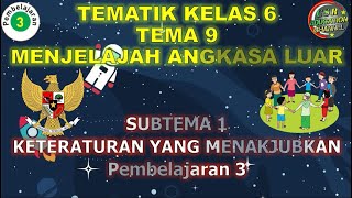 Kelas 6 Tematik : Tema 9 Subtema 1 Pembelajaran 3 (MENJELAJAH ANGKASA LUAR)