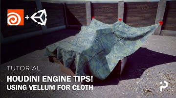 Houdini Engine Tips! - Using Vellum for Cloth in Unity 2021.1