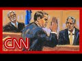 Sketch artist describes capturing tense moment between michael cohen and trump attorney