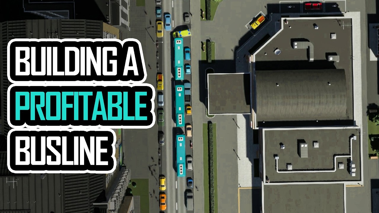 I Built a PROFITABLE Busline - Cities Skylines 2 - YouTube