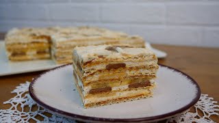 CAKE IN 15 HVILIN FOR THE WHOLE FAMILY! Juicy cake without the oven! Waffle cake with condensed milk