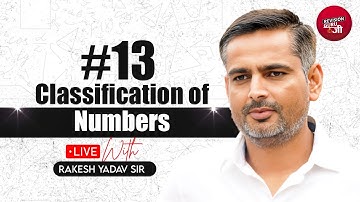 Classification Of Numbers Maths Concept Video By Rakesh Yadav Sir #RevisionGuruji