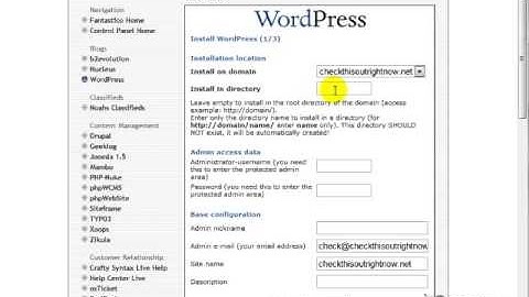 WordPress Intro Videos - 1. Installing and Updating WordPress Automatically Using cPanel