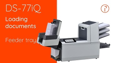 DS-77iQ Quadient – Loading documents | Feeder tray